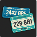 License Plate Car Tag